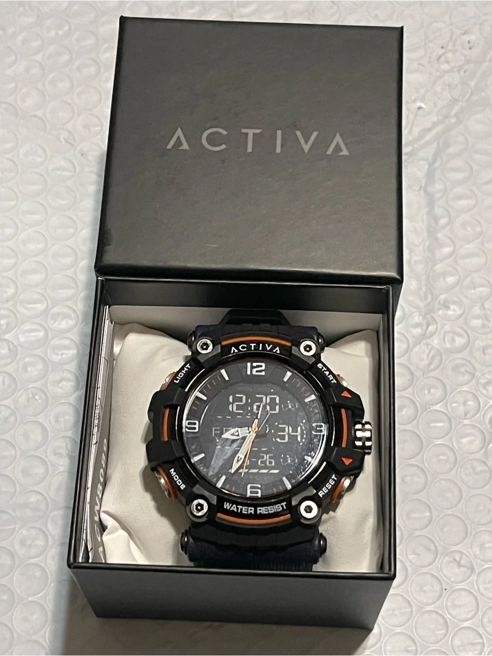 Activa X Invicta Digital Analog Men's Watch - 58mm, Blue New